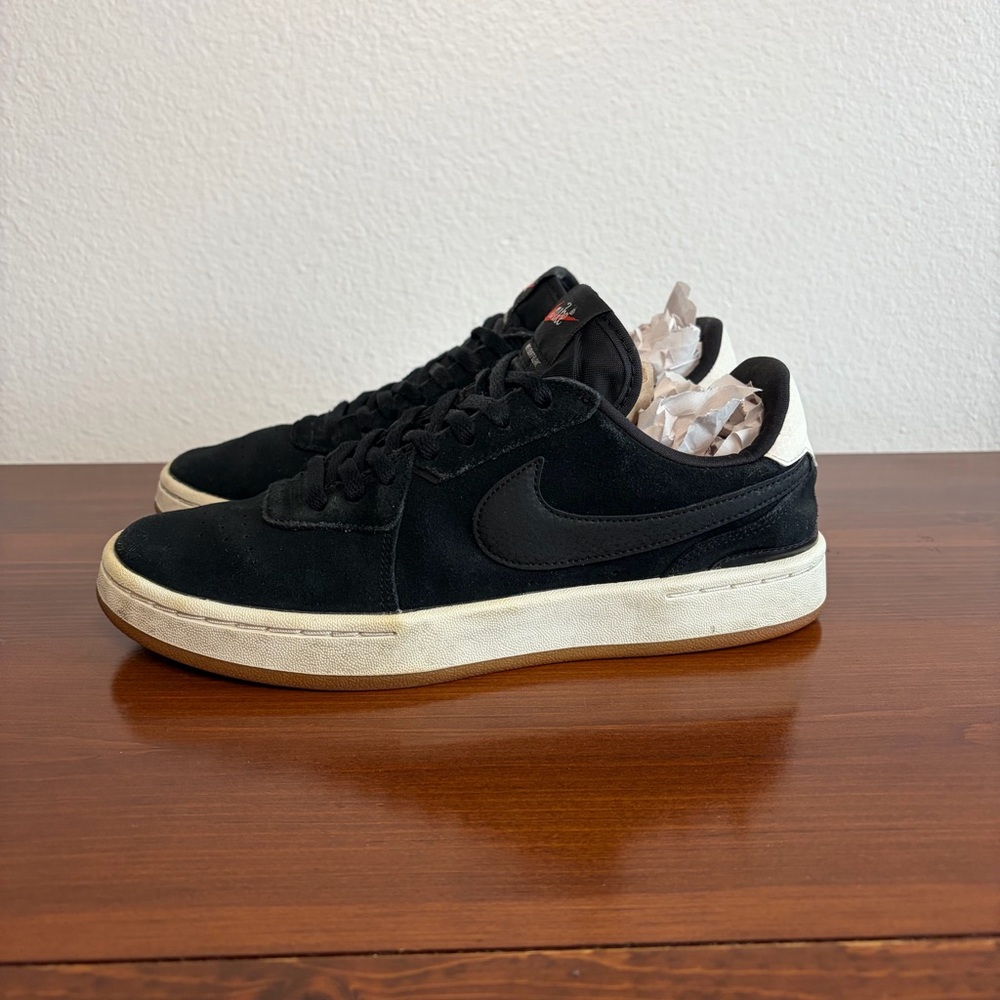 Nike Black And White Court Blanc Women's Sneakers View 2